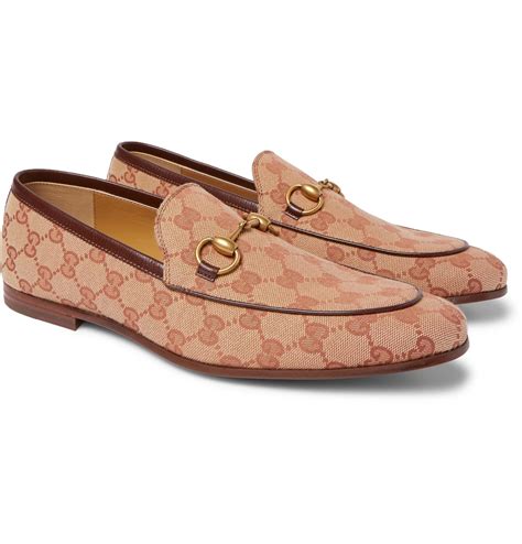 gucci loafers light brown